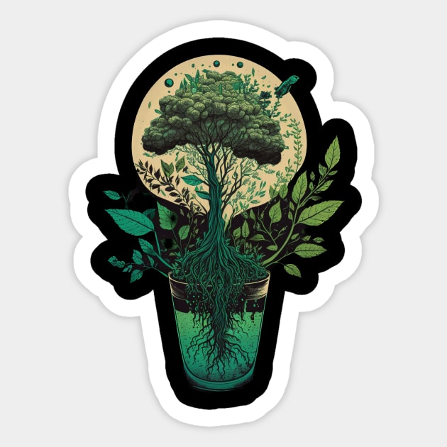 Plants - Nature's Superpower Sticker by Starry Street